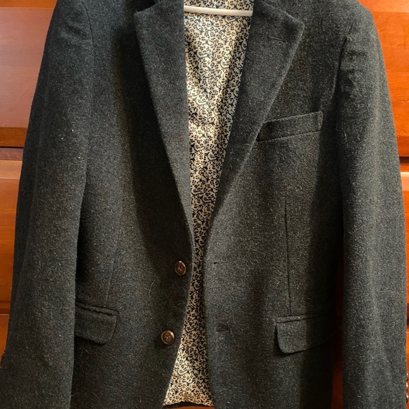 Blue boys sport coat - Picture 2 of 5
